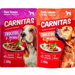 Alimento Húmedo Carnitas Perro Trocitos en Salsa Pouch 85Gr | City Pet