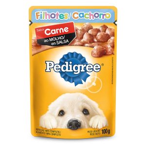 Alimento para cachorros completo y balanceado con sabor a carne en salsa; 100 gr | PEDIGREE